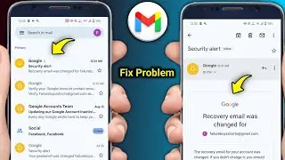 Recovery email was changed || Security alert recovery email was changed problem ?