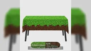 Pixel Miner Style Birthday Party Grass Tablecloth Gamer Birthday Decorations, Mining Craft Party Sup