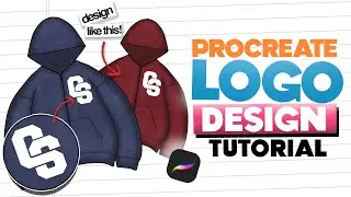 Создание лаконичных логотипов в Procreate (и, да, макеты тоже)