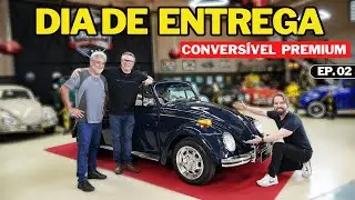 O Grande Dia Chegou 💙 Etapas da Restauração e Entrega do Fusca 1972 Azul Noturno! 😎 Ep.02
