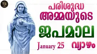 Rosary Malayalam I Japamala Malayalam I January 25 Thursday 2024 I Luminous Mysteries I 6.30 PM
