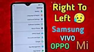 Как изменить макет экрана Android справа налево |изменить экран справа налево|