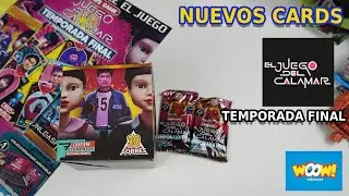 CARDS El Juego del Calamar 3 Temporada Final: Apertura 30 sobres Woow Stickers (2025)