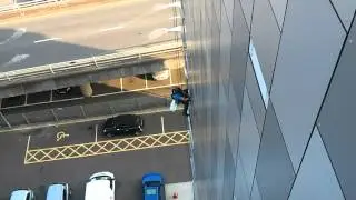 Alpinaya Praca Na Linach 58 Mycie Okien Luton (Industrial Rope Access Window Washing)