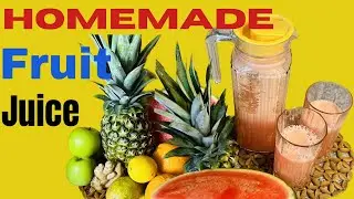 Homemade Fruit Juice | Fruit Punch Juice | Summer Drink