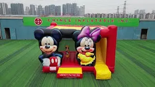 Mouse Magic Madness! 🎡 Bounce & Slide with Mickey & Minnie! 🐭 Chinee Inflatables T2-8202