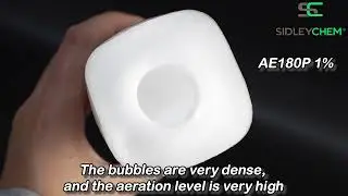 Comparison of the dense state of air-entraining agent bubbles #Air-entraining agent