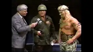 USWA TV 4/10/93: Get ready for WRESTLE WAR '93! PG-13 vs. Danny Davis/Randy Rockett, + Macho Man!
