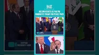 Italian PM Meloni&rsquo;s Priceless Reaction As Pak PM Shehbaz Sharif Nominates Trump For Nobel Peace