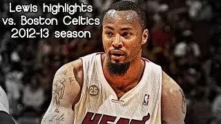 Rashard Lewis season-high 19 points (NBA RS 2012/2013 - Boston Celtics vs. Miami Heat)