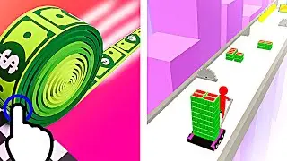 Brick Builder 3D - Brick Build Stickman Run - All Levels iOS Android GamePlay #2