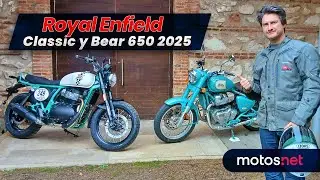 👉🏼 Royal Enfield Classic y Bear 650 2025 / Presentación / Review / Primera prueba / motos.net