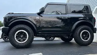 Ford Bronco Bora 1.25” Wheel Spacers + Black Lug Nuts Install