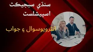 Interview Questions ||  November || Sindhi Subject Specialist interview Questions &brvbar;| Elahi Bux||