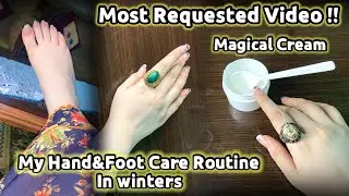 My Hand&Foot Care Routine In Winters - Best Magical Cream For Crack Heels - Soft Hand&Foot in Mins