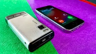 NOKIA vs IPHONE Incoming call & Outgoing call