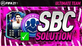 How to complete TOTS Federico Chiesa SBC! - FIFA21 Ultimate Team