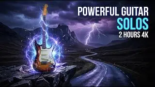 Relax & Recharge: Epic Nature & Powerful AI Guitar Solo (4K)