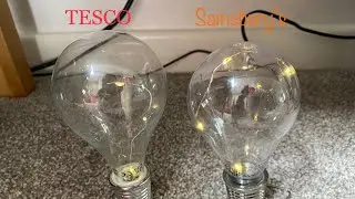 Sainsbury&rsquo;s Vs Tesco Solar Light Bulb Lights