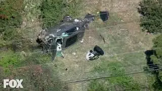 Tiger Woods crash: Golfer pulled from Southern California wreck