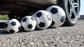 EXPERIMENT: CAR VS SOCCER BALLS