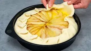 Moja mama ga kuva svaka 3 dana! Tart od lisnatog testa sa kruškama