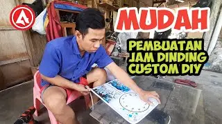 CARA BUAT JAM DINDING CUSTOM DIY