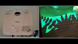 Epson Powerlite 3010 Projector picture quality issue black dot grid (lamp replacement)