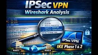 7-IPSec packets  Explained in Wireshark | Phase-1 and phase-2 messages