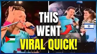 The Moment Chris Martin Realizes His Fans Are Israeli That's Going Viral Now!