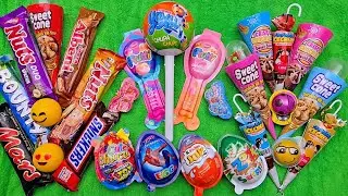 Top 5 Satisfying Video ASMR Lollipops Chocolate and Gummy Candy Unboxing Video Most Popular Candy.