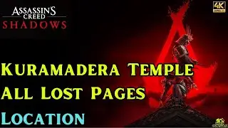 Kuramadera Temple - All Lost Pages Locations - Assassin's Creed Shadows