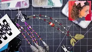 Beaded Hair Extension or Hair Wrap Snap Clip Tutorial! Easy, Quick & So Cute! Great Stocking Stuffer