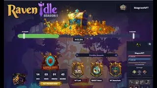 Tudo Sobre RavenIdle NFT Web3 - Prize Pool 130.000 D&oacute;lares #RavenQuest