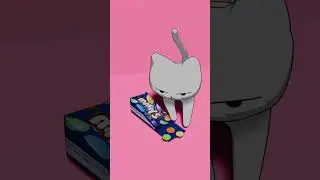 ASMR Cat Eats Chocolate & Transforms into Disco Mode 🎶✨