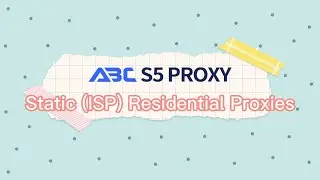 ISP Proxies by ABCProxy guarantee a long session time # 