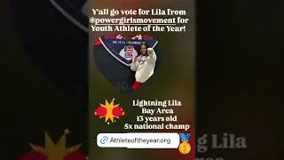 Visit Athleteoftheyear.org to vote for my daughter Lila to win! #athleteoftheyear #boxing