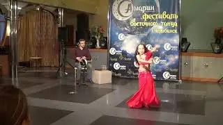 Belly Dance Drum Solo Tabla Solo Improvisation Evgeny Strelnikov Yunusova Arina