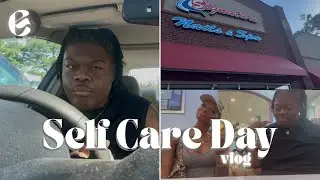 getting my nails done for the FIRST time? | self-care day | EricDarrell