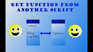How To Use Functions From Another C# Script - Unity Tutorial
