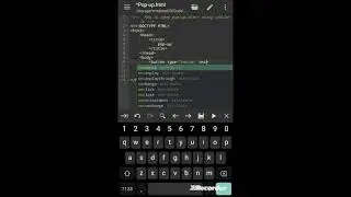 Showing pop-up alert using HTML and JavaScript in Code Editor