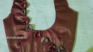 Latest Back Neck Design Cutting and Stitching | Simple & Stylish Blouse Neck Design#viralvideo 