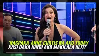 Paliwanag ni Anne Curtis kung bakit siya nag-plunging neckline sa 'Showtime' | ABS-CBN News
