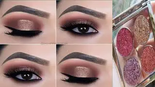 Bridal eye makeup tutorial step by step easy eye look // Hoorain Fatima vlog 