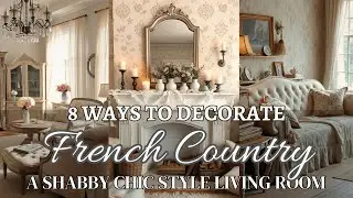 🤍✨ Creating French Country Ambiance: A Shabby Chic Living Room