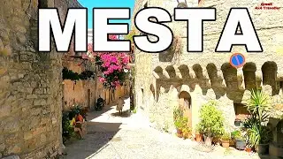 CHIOS ISLAND 🇬🇷 | MESTA, THYMIANA & CHIOS CASTLE | MEDIEVAL VILLAGES & HISTORY