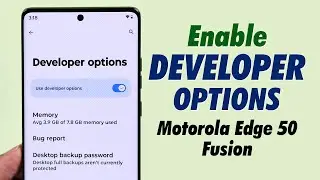 Developer Options on Motorola Phone - How to Enable!