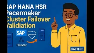 SAP HANA HSR Pacemaker Cluster Failover Validation | Automatic Failover Test with VIP Switchover