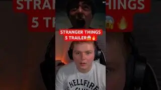 RUN!!!! Stranger Things 5 Date Announcement Trailer Reaction 😱🔥 #shorts #strangerthings #netflix