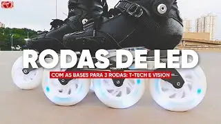 Bases T-TECH e VISION + Rodas de LED 125mm | TRAXART 2021